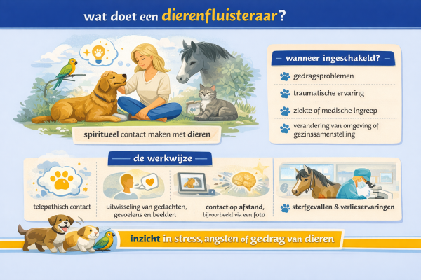 Alles over het beroep dierenfluisteraar Wat doet een dierenfluisteraar